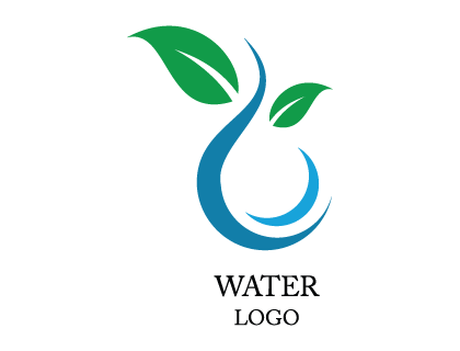 Water Nature Leaf Inspiration Logo PNG Vector