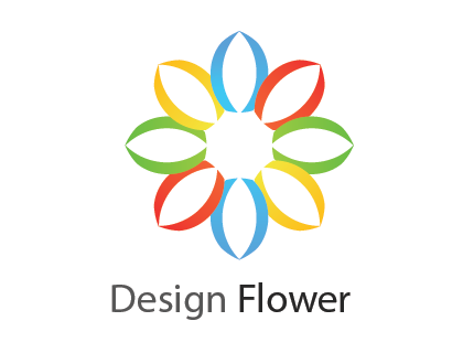 Abstract Flowers Vector Logo