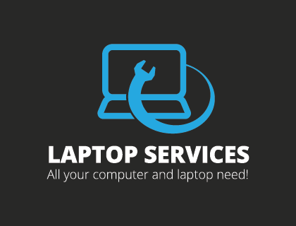 Laptop Service Logo