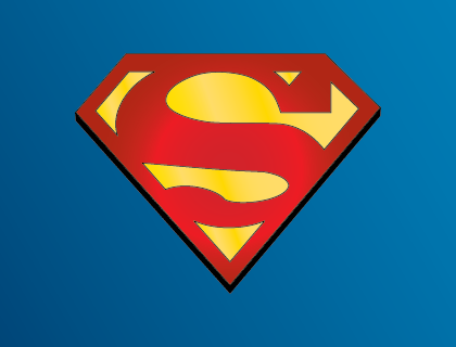 Superman logo vector free download
