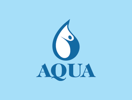 Aqua Water Logo Vector