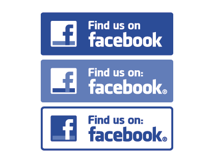 Find us on Facebook logo vector free download