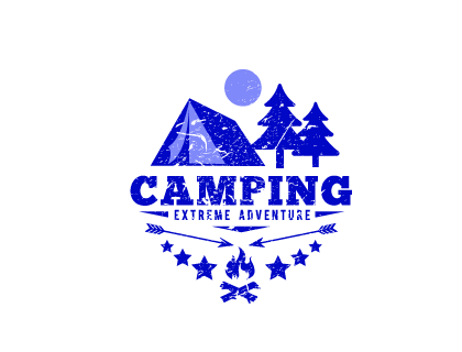 Camping Club Outdoor Logo Vector