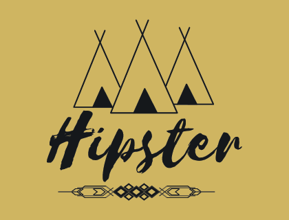 Hipster Logo Vector