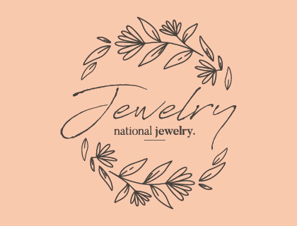 Jewelry Hand Drawn Sketch Logo Vector
