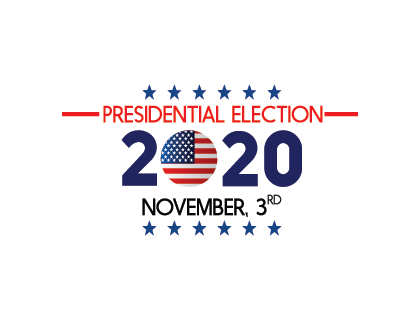 US President Election 2020 Logo Vector