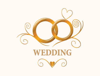 Wedding Logo Vector
