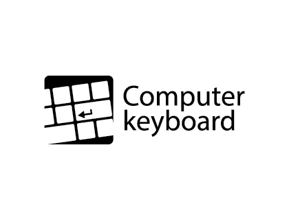 Computer Keyboard Vactor Logo