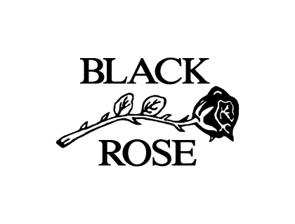 Black Rose Leather Vector Logo